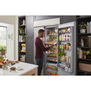 Kitchenaid® 29.4 Cu. Ft. 48" Built-In Side-by-Side Refrigerator with Ice and Water Dispenser KBSD708MSS