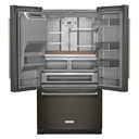 Kitchenaid® 26.8 Cu. Ft. Standard-Depth French Door Refrigerator with Exterior Ice and Water Dispenser KRFF577KBS