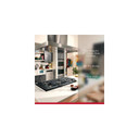 Kitchenaid® 30" Gas-on-Glass Cooktop KCGG530PBL