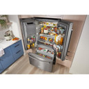Kitchenaid® 26.8 Cu. Ft. Standard-Depth French Door Refrigerator with Exterior Ice and Water Dispenser KRFF577KPS