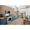Kitchenaid® 26.8 Cu. Ft. Standard-Depth French Door Refrigerator with Exterior Ice and Water Dispenser KRFF577KPS