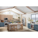Kitchenaid® 26.8 Cu. Ft. Standard-Depth French Door Refrigerator with Exterior Ice and Water Dispenser KRFF577KPS