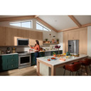Kitchenaid® 26.8 Cu. Ft. Standard-Depth French Door Refrigerator with Exterior Ice and Water Dispenser KRFF577KPS