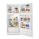 Amana® 14 cu. ft. Top-Freezer Refrigerator with Flexible Storage Options ART104TFDW