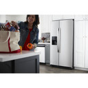 Amana® 33-inch Side-by-Side Refrigerator with Dual Pad External Ice and Water Dispenser ASI2175GRS