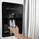 Amana® 33-inch Side-by-Side Refrigerator with Dual Pad External Ice and Water Dispenser ASI2175GRS