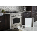 KitchenAid® Commercial-Style Range Handle Medallion Kit W11368841BO