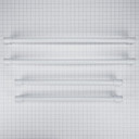 French Door Refrigerator Handle Kit, White W10716734