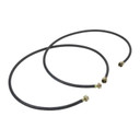 5' Black Washer Inlet Hoses 1050 PSI - 2 Pack 8212641RP