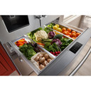 Kitchenaid® 26.2 Cu. Ft. Multi-Door French Door Refrigerator with Platinum Interior KRMF536RPS Kitchenaid® 26.2 Cu. Ft. Multi-Door French Door Refrigerator with Platinum Interior KRMF536RPS