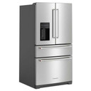 Kitchenaid® 26.2 Cu. Ft. Multi-Door French Door Refrigerator with Platinum Interior KRMF536RPS