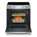 Whirlpool® 30-inch Smart Slide in Electric Range with True Convection, No Preheat Air Fry, WipeClean™ Coating, Steam/Self Clean and High Speed Preheat YWSES7530RZ