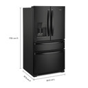 Whirlpool® 36-Inch Wide French Door Bottom Mount Refrigerator - 25 cu. ft. WRMF3636RB