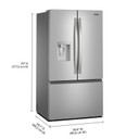 Whirlpool® 36-Inch French Door Refrigerator with Dual Ice Makers - 30 cu. ft. WRFF3736SZ