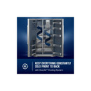 Maytag® 36-inch Wide Counter-Depth Side-by-Side Refrigerator with Arctic Blue Interior - 20.8 Cu. Ft. MRSC6636RZ