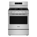 Maytag® 30-Inch Wide Freestanding Gas Range with Grill Mode and No Preheat Air Fry - 5.0 Cu. Ft. MFGS7030SZ