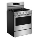 Maytag® 30-Inch Wide Freestanding Gas Range with Grill Mode and No Preheat Air Fry - 5.0 Cu. Ft. MFGS7030SZ