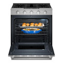 Maytag® 30-Inch Wide Slide-In Gas Range with Grill Mode and No Preheat Air Fry - 5.0 Cu. Ft. MSGS7030SZ