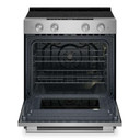 Kitchenaid® 5.3 Cu. Ft. Smart Slide-in Electric Range with Convection Cooking Modes YKSES330SPS