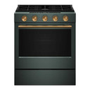 Kitchenaid® 5.0 Cu. Ft. Smart Slide-in Gas Range with Convection Cooking Modes and 2-in-1 Burner KSGS530SJP