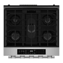 Kitchenaid® 5.0 Cu. Ft. Smart Slide-in Gas Range with Convection Cooking Modes and 2-in-1 Burner KSGS530SPS