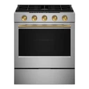 Kitchenaid® 5.0 Cu. Ft. Smart Slide-in Gas Range with Convection Cooking Modes and 2-in-1 Burner KSGS530SPS