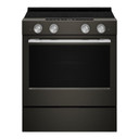 Kitchenaid® 5.3 Cu. Ft. Slide-in Electric Range with Two Even-Heat™ Hyper Elements and Convection Cooking Modes YKSES530SBE