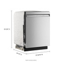 Kitchenaid® 360° Max Jets™ Third Rack Dishwasher with ProDry™ System, 44 dBA KDFS424SPS