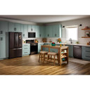 Whirlpool® 24-Inch Dishwasher with Total Coverage Wash Action and Auto Open Air Dry in Fingerprint Resistant Black Stainless WDTS8024SV