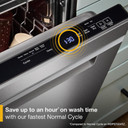 Whirlpool® 24-Inch Dishwasher with Total Coverage Wash Action and Auto Open Air Dry in Fingerprint Resistant Stainless Steel WDPS8024SZ