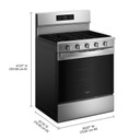 Whirlpool® 30-inch Gas Range with Air Cooking Technology WFGS5730SZ