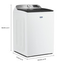 Maytag® 6.0 Cu. Ft. Pet Pro Top Load Agitator Washer with Extra Power and Sanitize Cycle with Oxi MTW7205RW