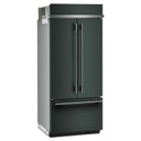 Kitchenaid® 20.8 Cu. Ft. 36" Built-In French Door Bottom Mount Refrigerator with Platinum Interior KBFN536SJP