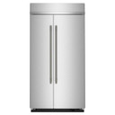Kitchenaid® 25.5 Cu. Ft. 42" Built-In Side-by-Side Refrigerator with Platinum Interior KBSN742SPS