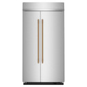Kitchenaid® 25.5 Cu. Ft. 42" Built-In Side-by-Side Refrigerator with Platinum Interior KBSN742SPS