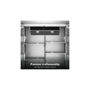 Kitchenaid® 20.8 Cu. Ft. 36" Built-In French Door Bottom Mount Refrigerator with Platinum Interior KBFN536SBE