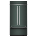 Kitchenaid® 24.2 Cu. Ft. 42" Built-In French Door Bottom Mount Refrigerator with Platinum Interior KBFN542SJP
