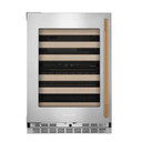 Kitchenaid® 24" Undercounter Wine Cellar with Full-Extension Wood-Front Racks KUWL524SPS