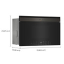 Whirlpool® 1.1 cu. ft. Built-In Smart Multifunctional Microwave Oven with Air Fry - 900 watts YWMBT7030SV