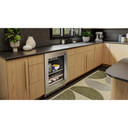 Kitchenaid® 24" Beverage Center with Glass Door and Wood-Front Racks KUBL524SPS