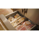 Kitchenaid® 30 cu. ft. French Door Refrigerator with Interior Water and Ice and FreshChill™ Full-Width Refrigerated Drawer KRMF336SPS