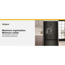 Whirlpool® 36-inch Wide True Counter Depth 3-Door French Door Refrigerator - 23.4 cu. ft. WRFC5036RV