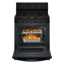 Whirlpool® 30-inch Gas Range with Air Cooking Technology and Steam Clean WFGS4530SB