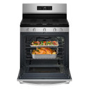 Whirlpool® 30-inch Gas Range with Air Cooking Technology and Steam Clean WFGS4530SZ