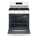 Whirlpool® 30-inch Gas Range with Air Cooking Technology and Steam Clean WFGS4530SW