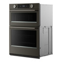 Kitchenaid® 30-inch Smart Electric Combo Wall Oven with Assisted Cooking Modes - Black Ore KOEC730SBE