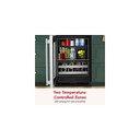 Kitchenaid® 24" Beverage Center with Glass Door and Metal-Front Racks KUBL524SSB