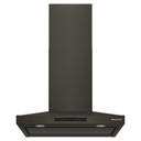 KitchenAid® 30-inch Wall-Mount, 4-Speed Canopy Hood KVWC730SBE