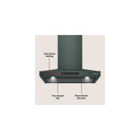 KitchenAid® 30-inch Wall-Mount, 4-Speed Canopy Hood KVWC730SJP