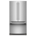 Kitchenaid® 25 Cu. Ft. 36-Inch Standard-Depth French Door Refrigerator with Internal Water Dispenser KRFF136SPS